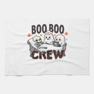 Boo Boo Crew Cute Halloween Nurse Ghosts Essential Kitchen Towel