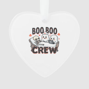 Boo Boo Crew Cute Halloween Nurse Ghosts Essential Ornament