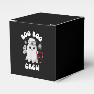 Boo Boo Crew Cute Nurse Ghost Funny Halloween Favor Box