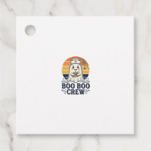 Boo Boo Crew Cute Nurse Ghost Halloween Shirt Desi Favour Tags