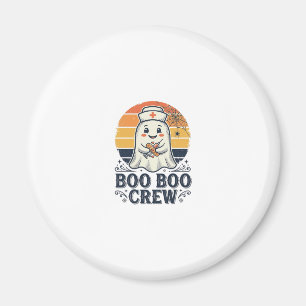 Boo Boo Crew Cute Nurse Ghost Halloween Shirt Desi Magnet