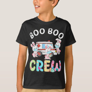 Boo Boo Crew Fun Bunny Ems Emt Paramedic Nurse Eas T-Shirt