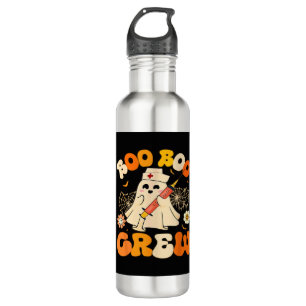 Boo Boo Crew Funny Ghost For Nurse, Retro Hallowee 710 Ml Water Bottle