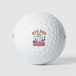 Boo Boo Crew Ghost Doctor Paramedic Nurse Hallowee Golf Balls