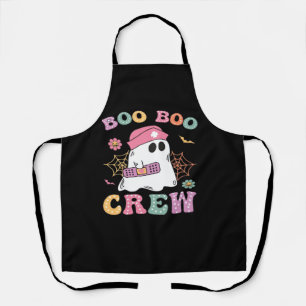Boo Boo Crew Ghost Nurse Classic T-Shirt Apron