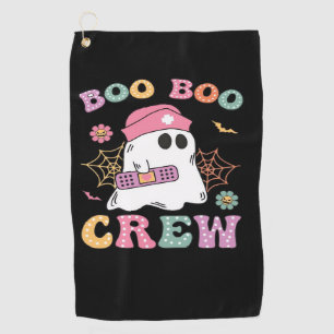 Boo Boo Crew Ghost Nurse Classic T-Shirt Golf Towel