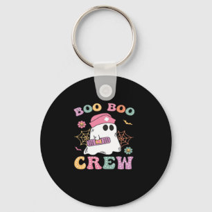 Boo Boo Crew Ghost Nurse Classic T-Shirt Keychain