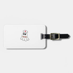 BOO BOO CREW Ghost Nurse Funny Halloween Essential Luggage Tag