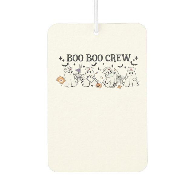 boo Boo Crew Halloween Classic T-Shirt Air Freshener (Front)