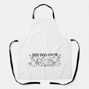 boo Boo Crew Halloween Classic T-Shirt Apron