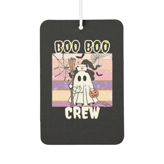Boo Boo Crew Halloween Ghost Nurse Essential T-Shi Air Freshener (Front)