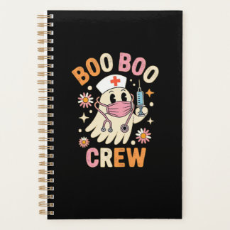 Boo Boo Crew Halloween Ghost Nurse Essential T-Shi Planner