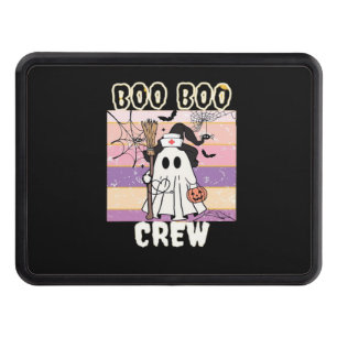 Boo Boo Crew Halloween Ghost Nurse Essential T-Shi Trailer Hitch Cover