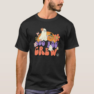 Boo Boo Crew Halloween  Ghost Pumpkin Women T-Shirt
