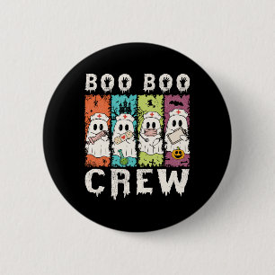 Boo Boo Crew Halloween Nurse 2 Inch Round Button