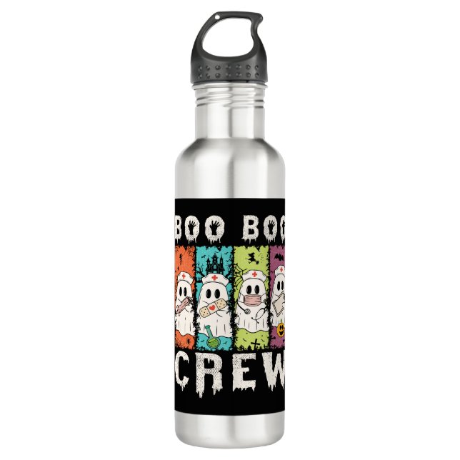 Boo Boo Crew Halloween Nurse 710 Ml Water Bottle (Front)