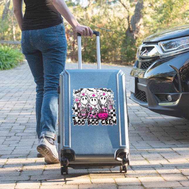 Boo Boo Crew Halloween Nurse Classic T-Shirt (Suitcase Insitu)
