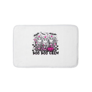 Boo Boo Crew Halloween Nurse Classic T-Shirt Bath Mat