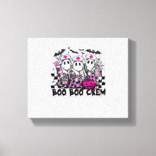 Boo Boo Crew Halloween Nurse Classic T-Shirt Canvas Print