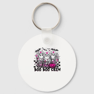Boo Boo Crew Halloween Nurse Classic T-Shirt Keychain