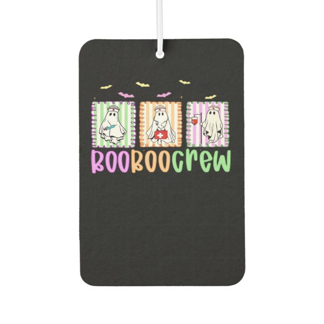 Boo Boo Crew Halloween Nurse Essential T-Shirt Air Freshener (Front)