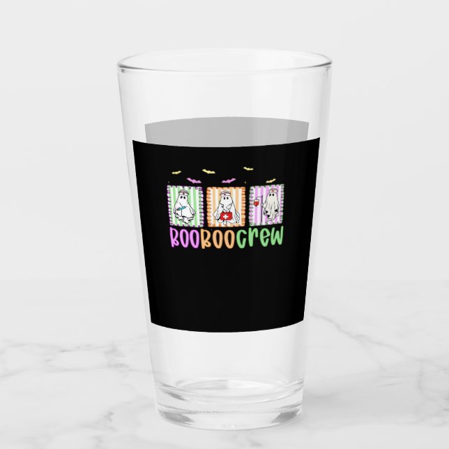 Boo Boo Crew Halloween Nurse Essential T-Shirt Glass (Front)
