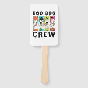 Boo Boo Crew Halloween Nurse Hand Fan