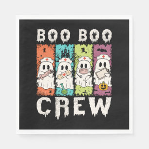 Boo Boo Crew Halloween Nurse Napkin