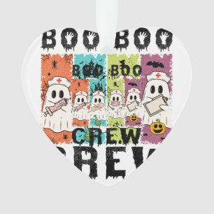 Boo Boo Crew Halloween Nurse Ornament