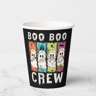 Boo Boo Crew Halloween Nurse Paper Cups