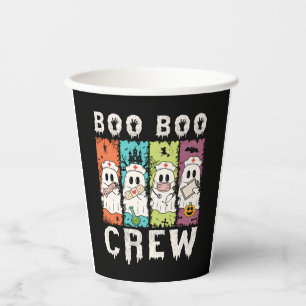 Boo Boo Crew Halloween Nurse Paper Cups