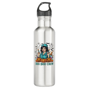 Boo Boo Crew Halloween Nurse with Syringes and Pum 710 Ml Water Bottle