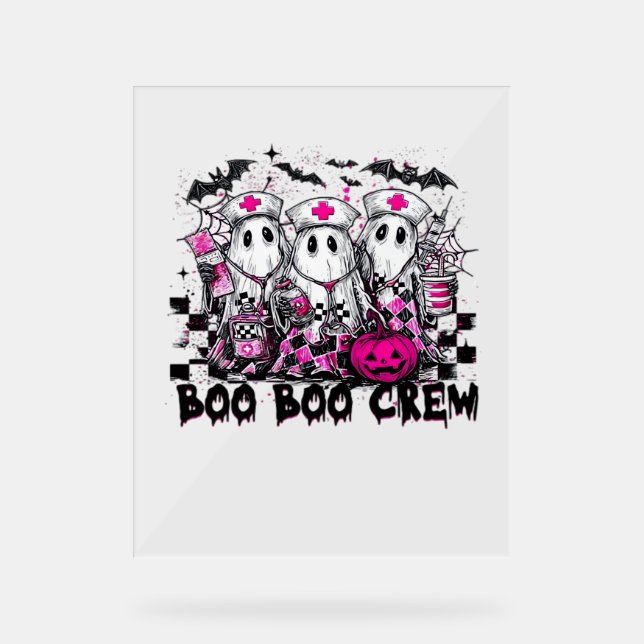 Boo Boo Crew Infirmière d'Halloween T-Shirt classi (Recto)