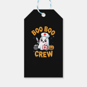 Boo Boo Crew Nurse Cute Ghost Halloween Nursing Es Gift Tags