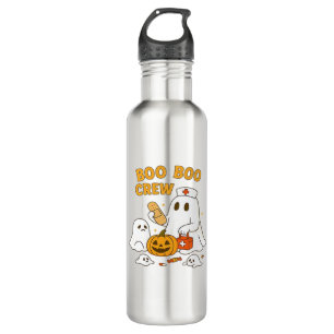 Boo Boo Crew Nurse Funny Halloween Ghost Nurse Gir 710 Ml Water Bottle