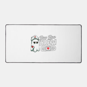 Boo Boo Crew Nurse Funny Halloween Scary Groups Desk Mat