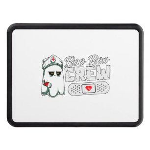 Boo Boo Crew Nurse Funny Halloween Scary Groups Trailer Hitch Cover