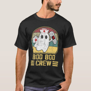 Boo Boo Crew Nurse Ghost Funny Halloween Costume G T-Shirt