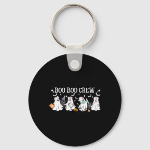 Boo Boo Crew Nurse Ghost Funny Halloween  Keychain