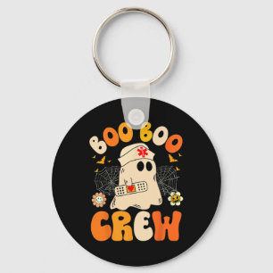 Boo Boo Crew Nurse Ghost Halloween  Keychain