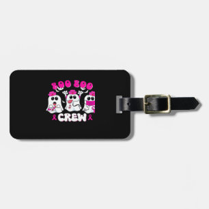 Boo Boo Crew Nurse Halloween Costume Ghost Breast Luggage Tag