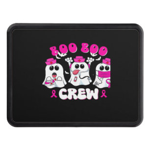 Boo Boo Crew Nurse Halloween Costume Ghost Breast  Trailer Hitch Cover