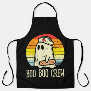 Boo Boo Crew Nurse Halloween For Nurses Apron
