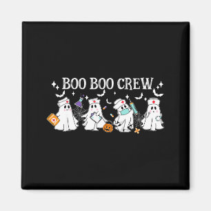 Boo boo crew nurse halloween funny nurse for women magnet