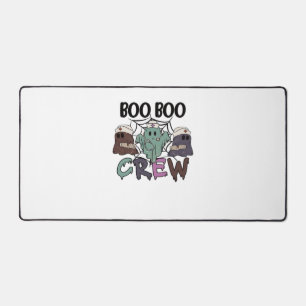 Boo Boo Crew Nurse Halloween Ghost Funny Classic T Desk Mat