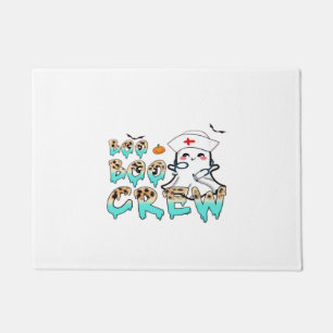 Boo Boo Crew Nurse Halloween Ghost Funny Classic T Doormat