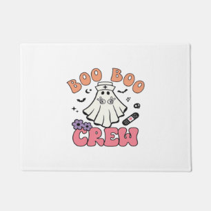 Boo Boo Crew Nurse Halloween Ghost Funny Classic T Doormat