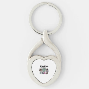Boo Boo Crew Nurse Halloween Ghost Funny Classic T Keychain