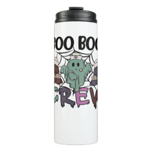 Boo Boo Crew Nurse Halloween Ghost Funny Classic T Thermal Tumbler