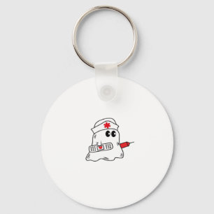 Boo Boo Crew Nurse Halloween Ghost Funny Oversized Keychain